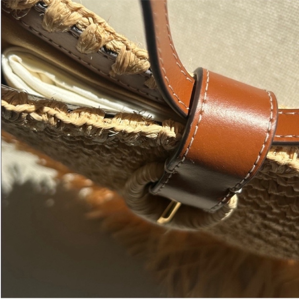 NWT • STAUD Alana bag in Raffia - Picture 5 of 9